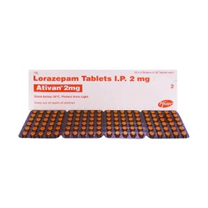Ativan 2mg Lorazepam Tablets IP